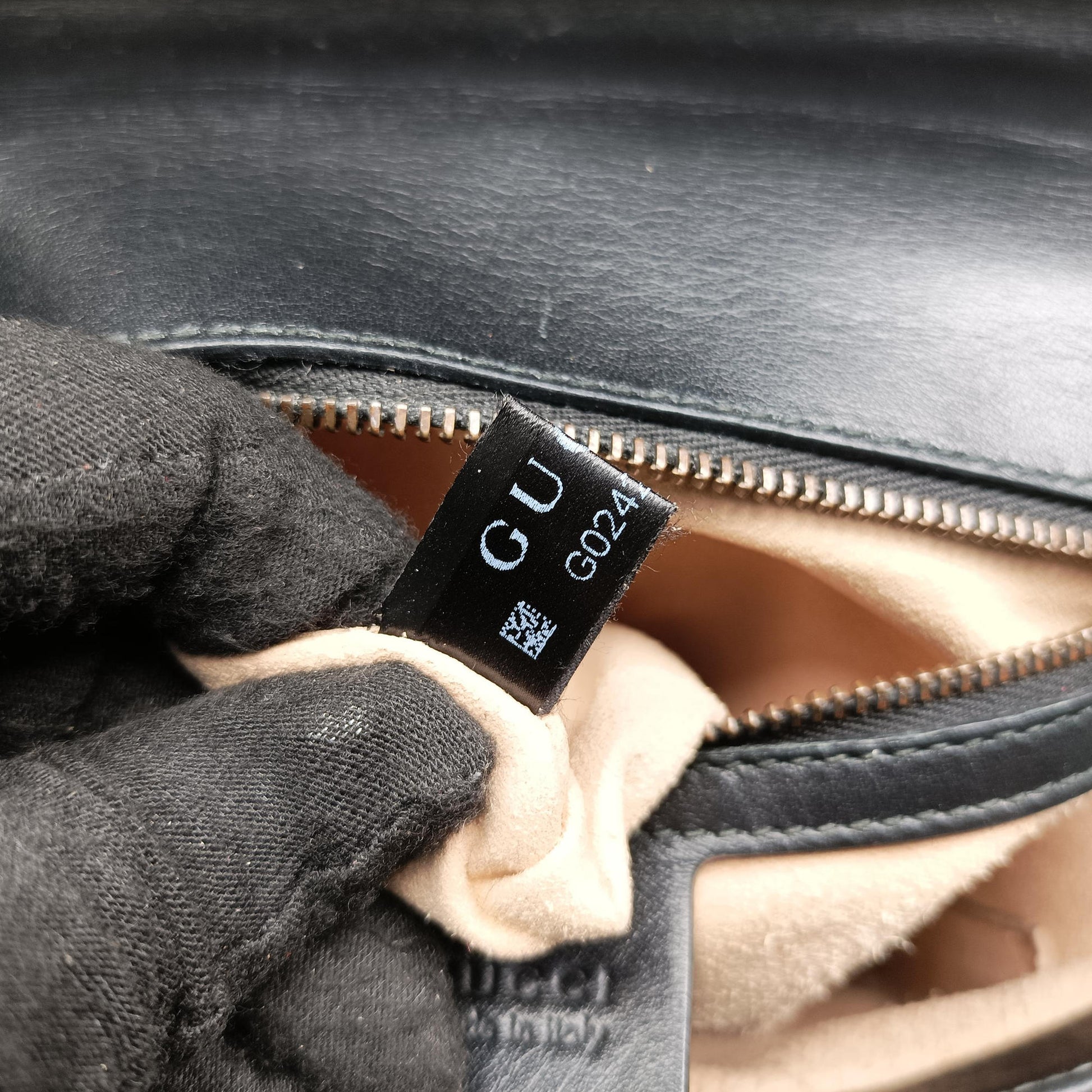 Secondhand Gucci GG Marmont Black Leather 498110 shoulderbag | stylenewstar