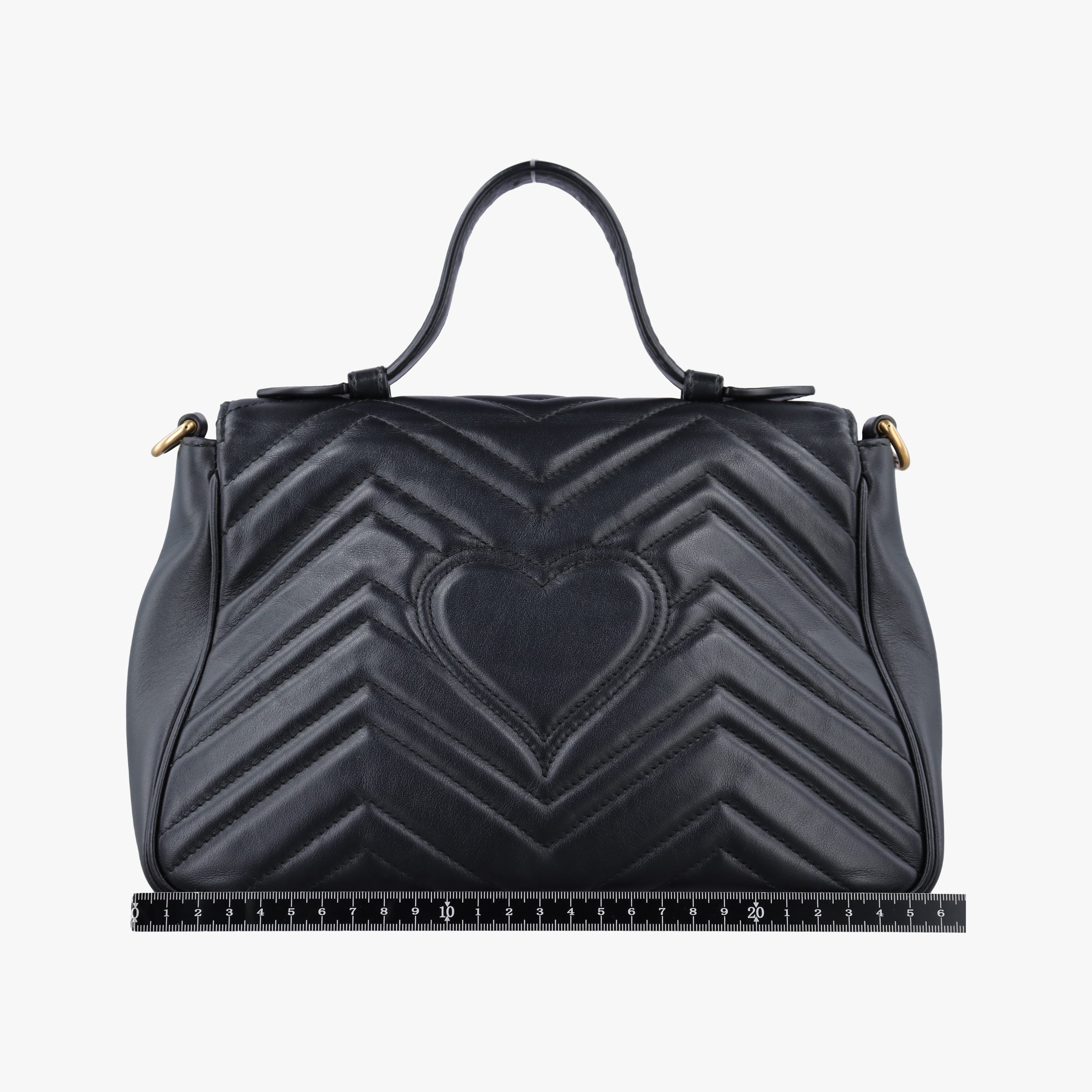 Secondhand Gucci GG Marmont Black Leather 498110 shoulderbag | stylenewstar
