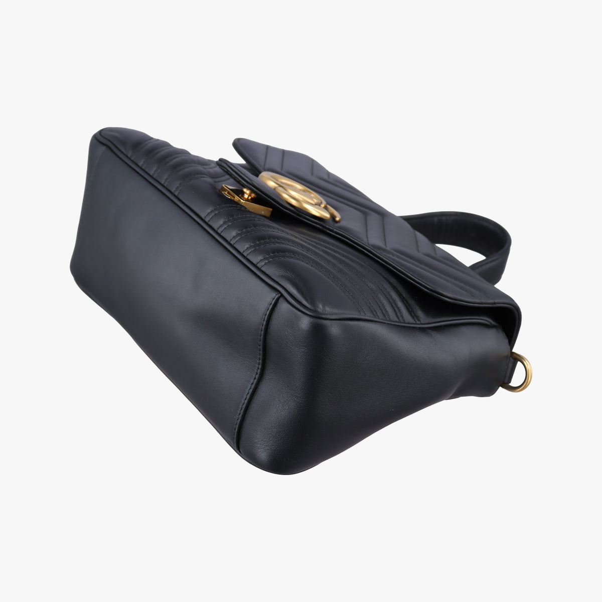 Secondhand Gucci GG Marmont Black Leather 498110 shoulderbag | stylenewstar