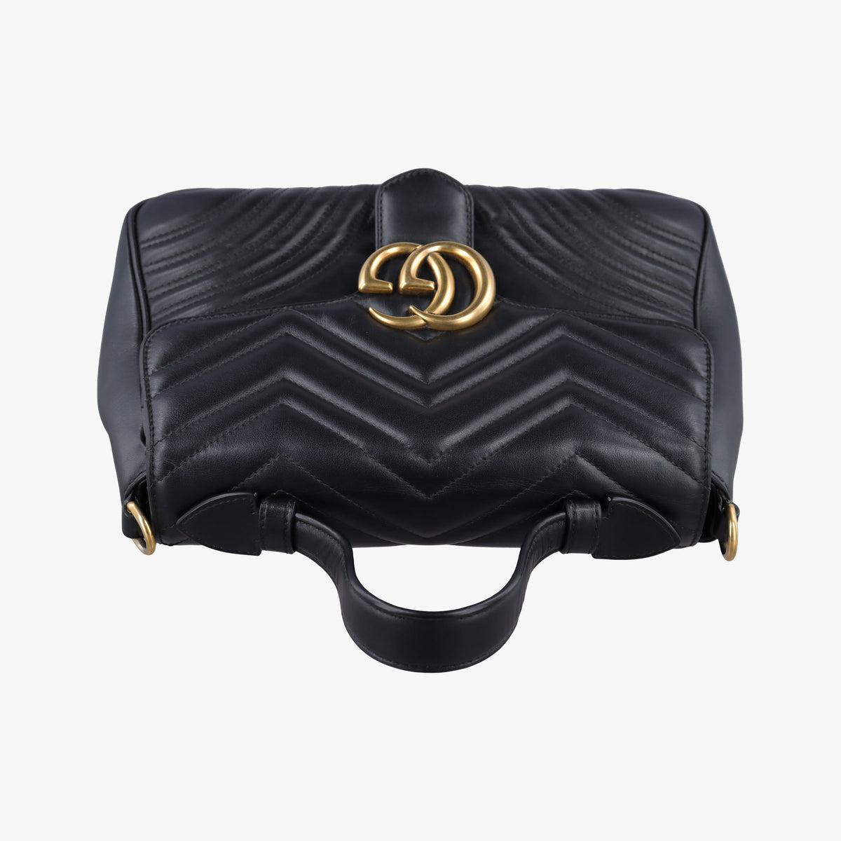 Secondhand Gucci GG Marmont Black Leather 498110 shoulderbag | stylenewstar