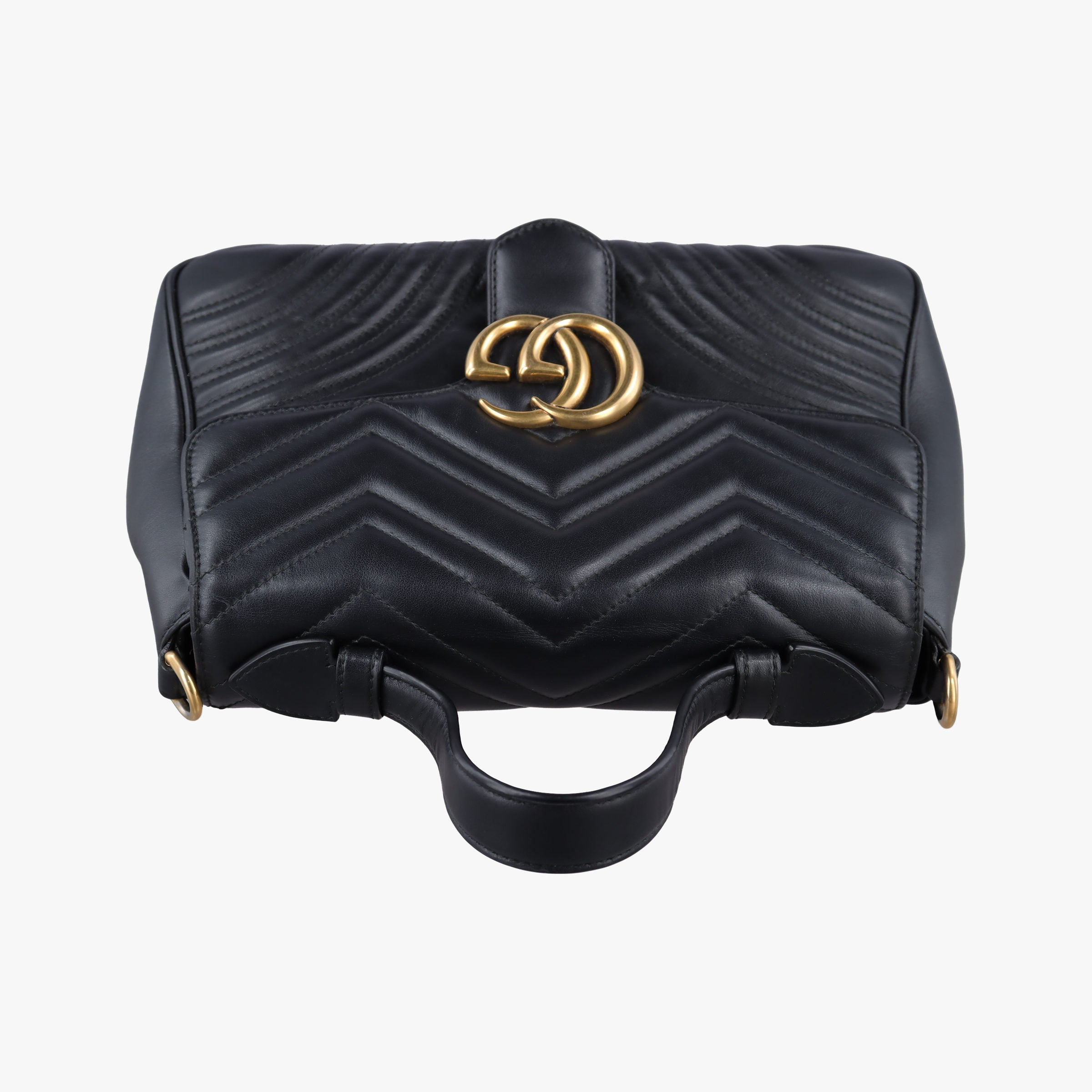 Secondhand Gucci GG Marmont Black Leather 498110 shoulderbag | stylenewstar