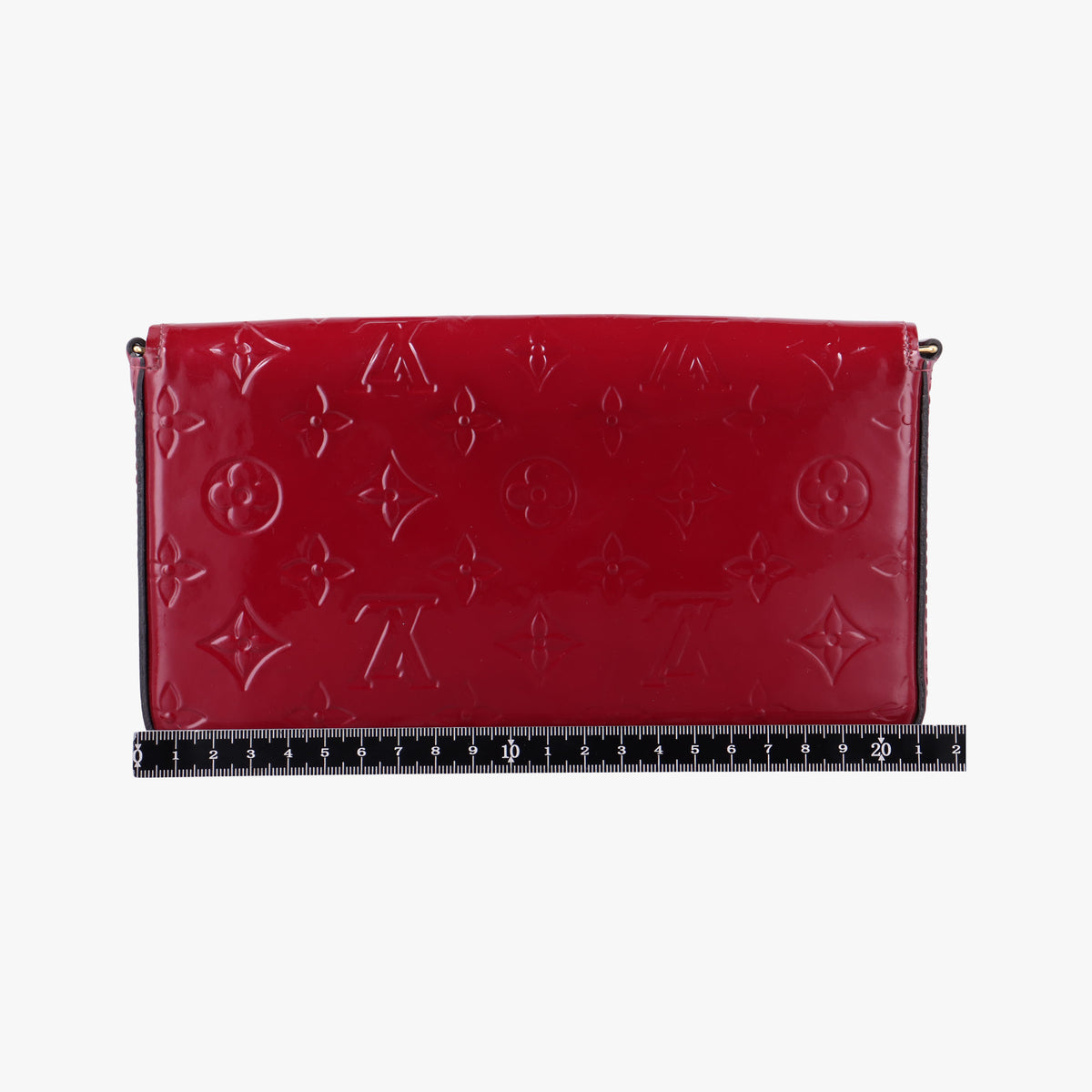 Pre-owned Louis Vuitton Pochette Felicie CERISE Vernis M61293 shoulderbag | stylenewstar