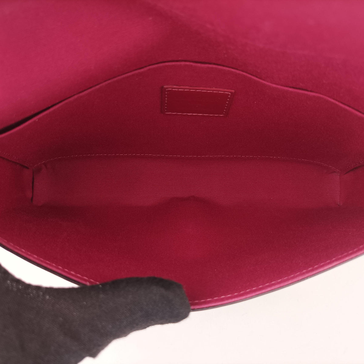 Pre-owned Louis Vuitton Pochette Felicie CERISE Vernis M61293 shoulderbag | stylenewstar