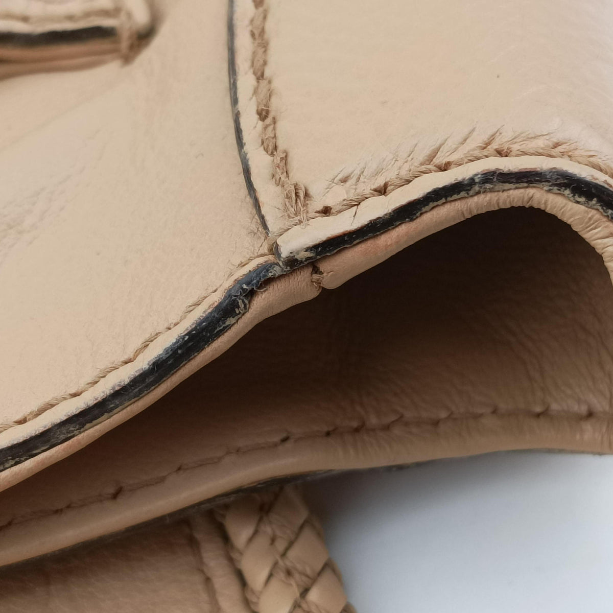 Marrakech Beige Leather 257021 C011091645マラケシュ Gチャーム ベージュ レザー 257021 C011091645