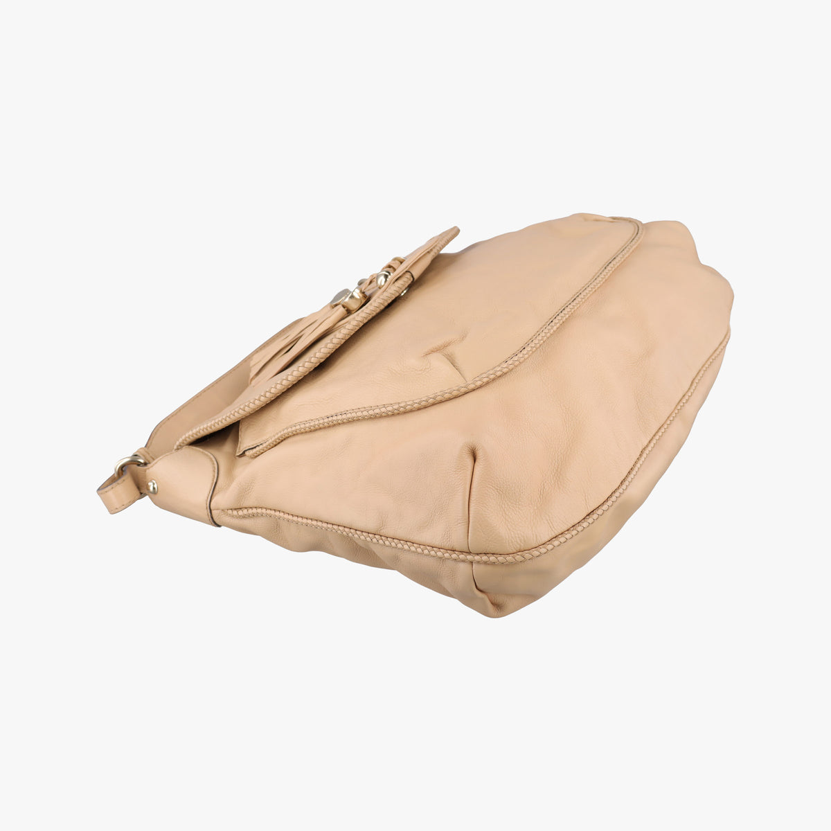 Marrakech Beige Leather 257021 C011091645マラケシュ Gチャーム ベージュ レザー 257021 C011091645