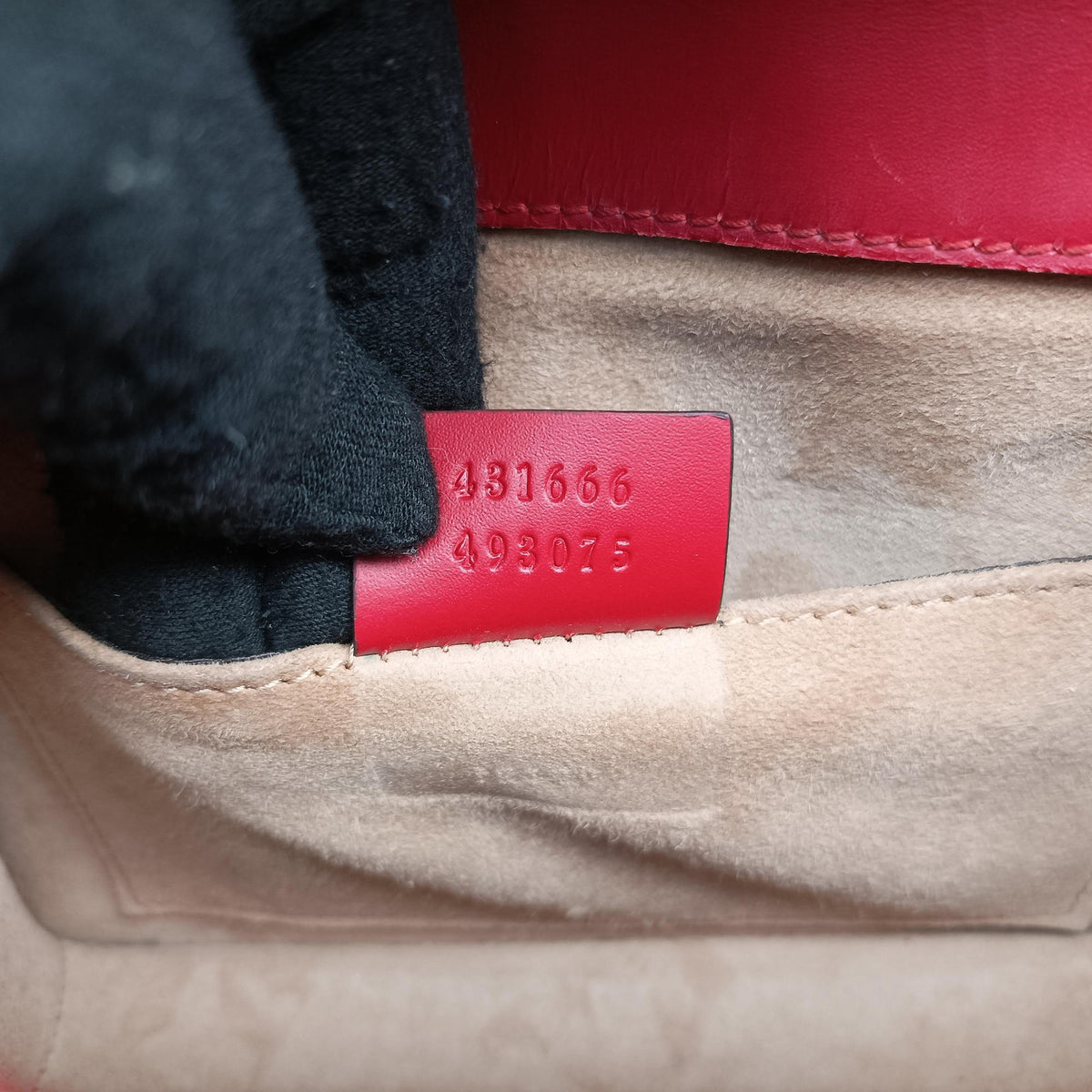 Sylvie Red×Navy Leather 431666 D021246788シルヴィ レッド×ネイビー レザー 431666 D021246788