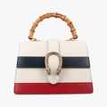 Dionysus White×navy×red Leather 448075 C021460811ディオニュソス ホワイト×ネイビー×レッド レザー 448075 C021460811