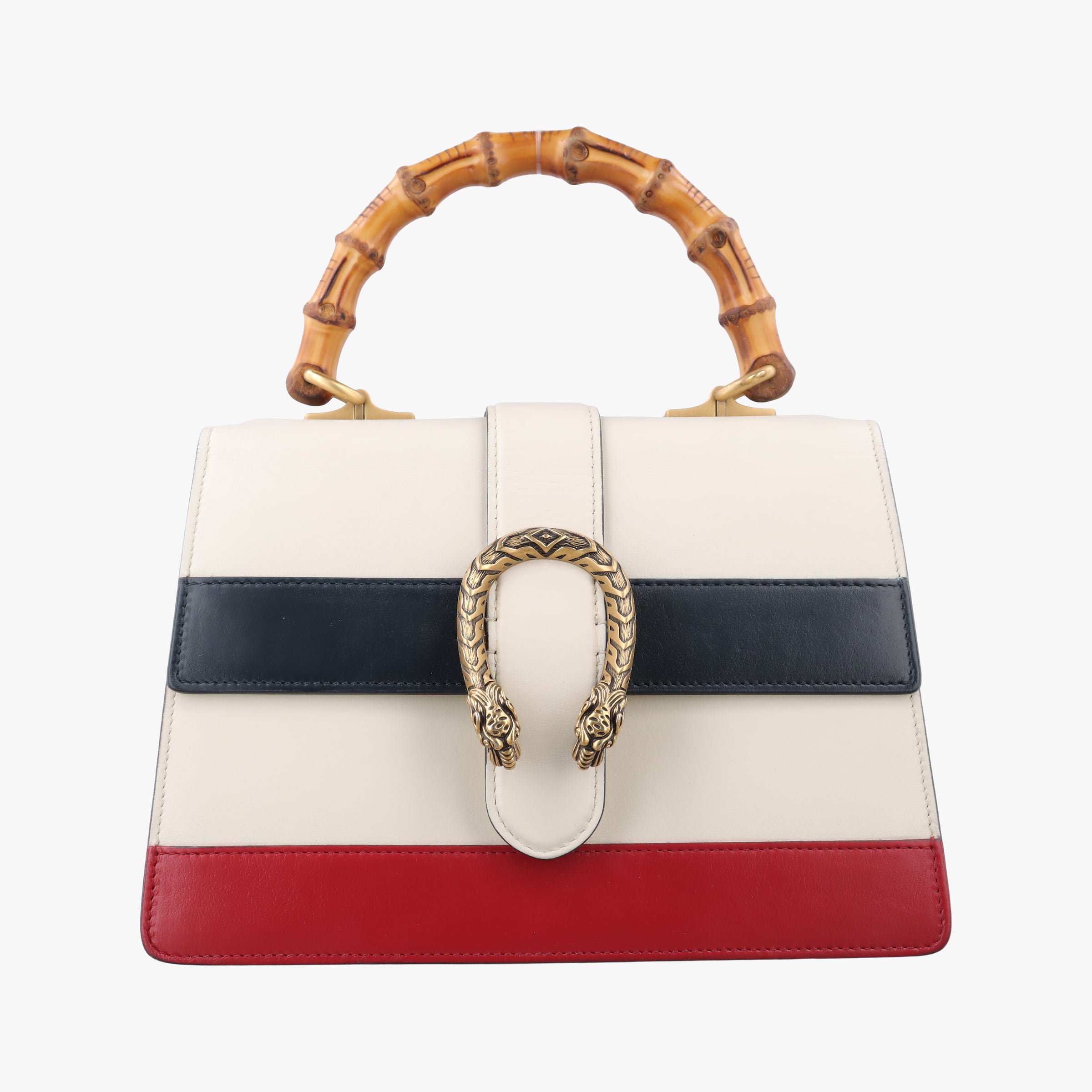 Dionysus White×navy×red Leather 448075 C021460811ディオニュソス ホワイト×ネイビー×レッド レザー 448075 C021460811