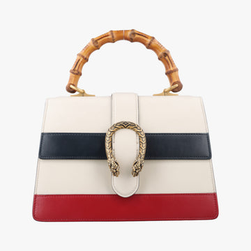 Dionysus White×navy×red Leather 448075 C021460811ディオニュソス ホワイト×ネイビー×レッド レザー 448075 C021460811
