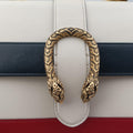 Dionysus White×navy×red Leather 448075 C021460811ディオニュソス ホワイト×ネイビー×レッド レザー 448075 C021460811