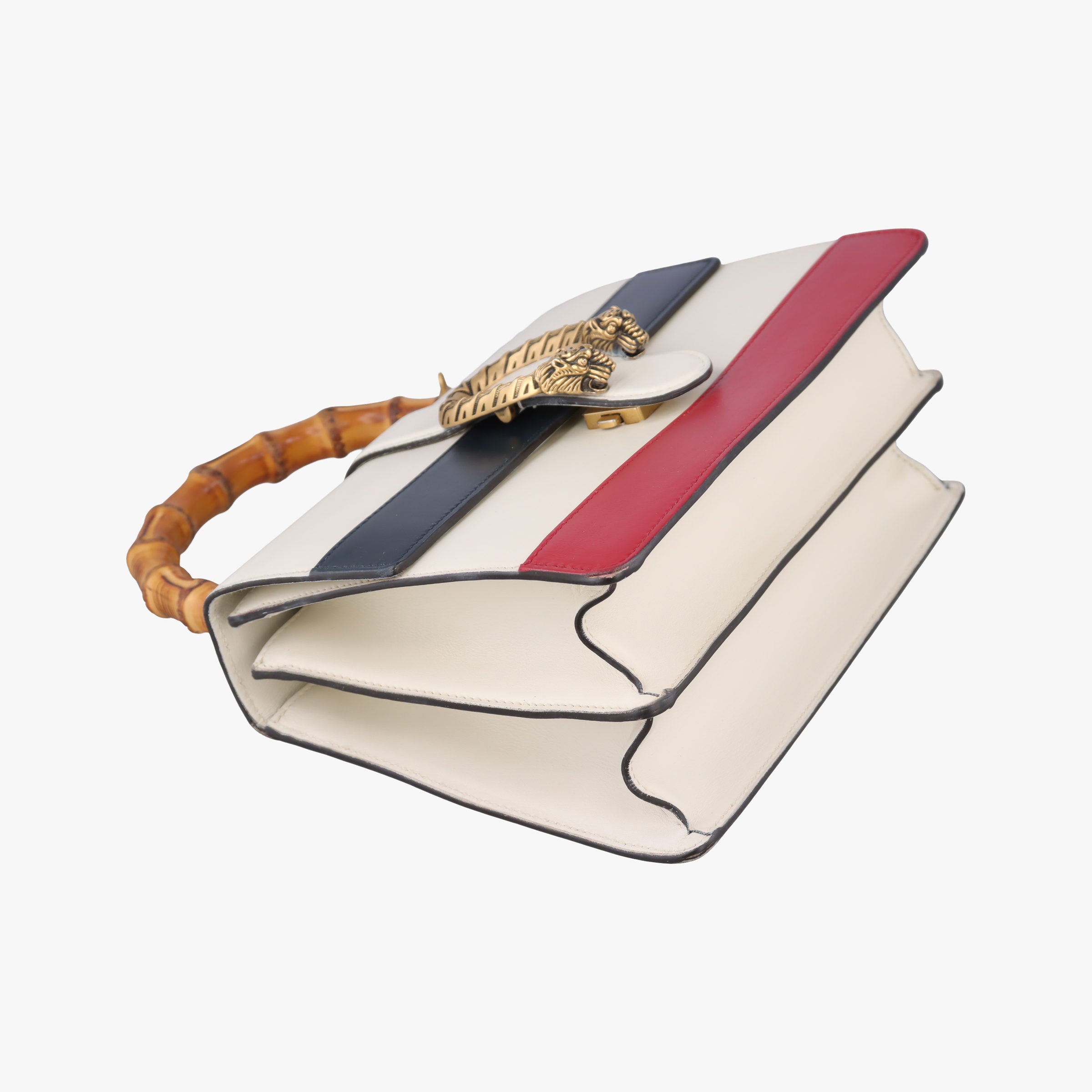 Dionysus White×navy×red Leather 448075 C021460811ディオニュソス ホワイト×ネイビー×レッド レザー 448075 C021460811