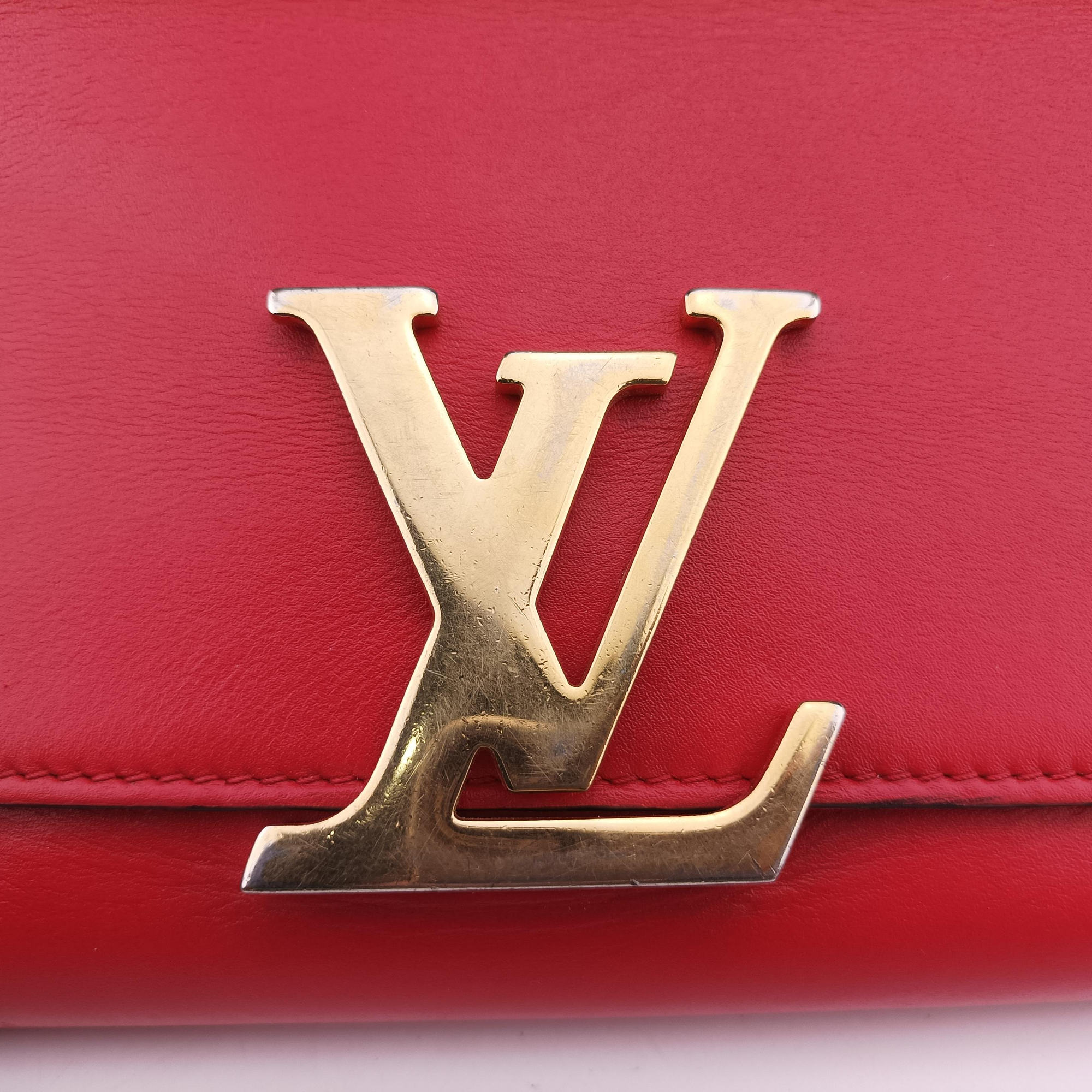 LOUISE MM red Leather M41280 TR4195ルイーズMM レッド レザー M41280 TR4195