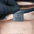 Bamboo Nymphaea Medium Top Handle Black Leather 453766 G020802530バンブー ニムフェア ミディアム ブラック レザー 453766 G020802530