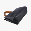 Bamboo Nymphaea Medium Top Handle Black Leather 453766 G020802530バンブー ニムフェア ミディアム ブラック レザー 453766 G020802530
