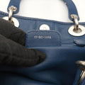 Soft Lady Dior Navy Leather 17-BO-1018レディ ディオール ソフト ブルーブラック レザー 17-BO-1018