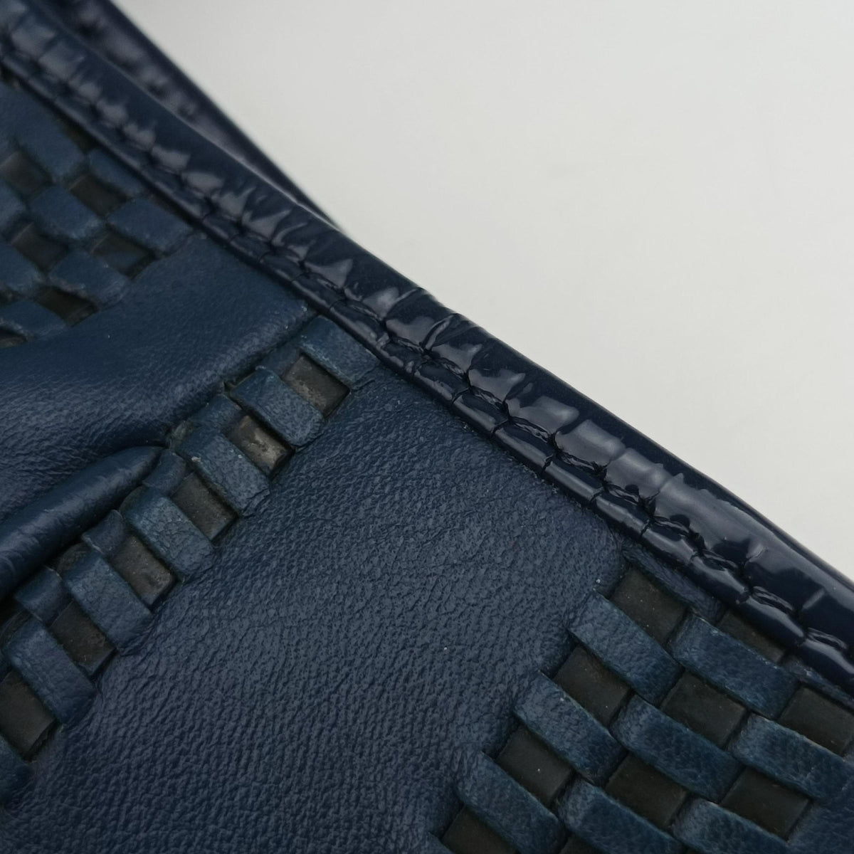 Soft Lady Dior Navy Leather 17-BO-1018レディ ディオール ソフト ブルーブラック レザー 17-BO-1018