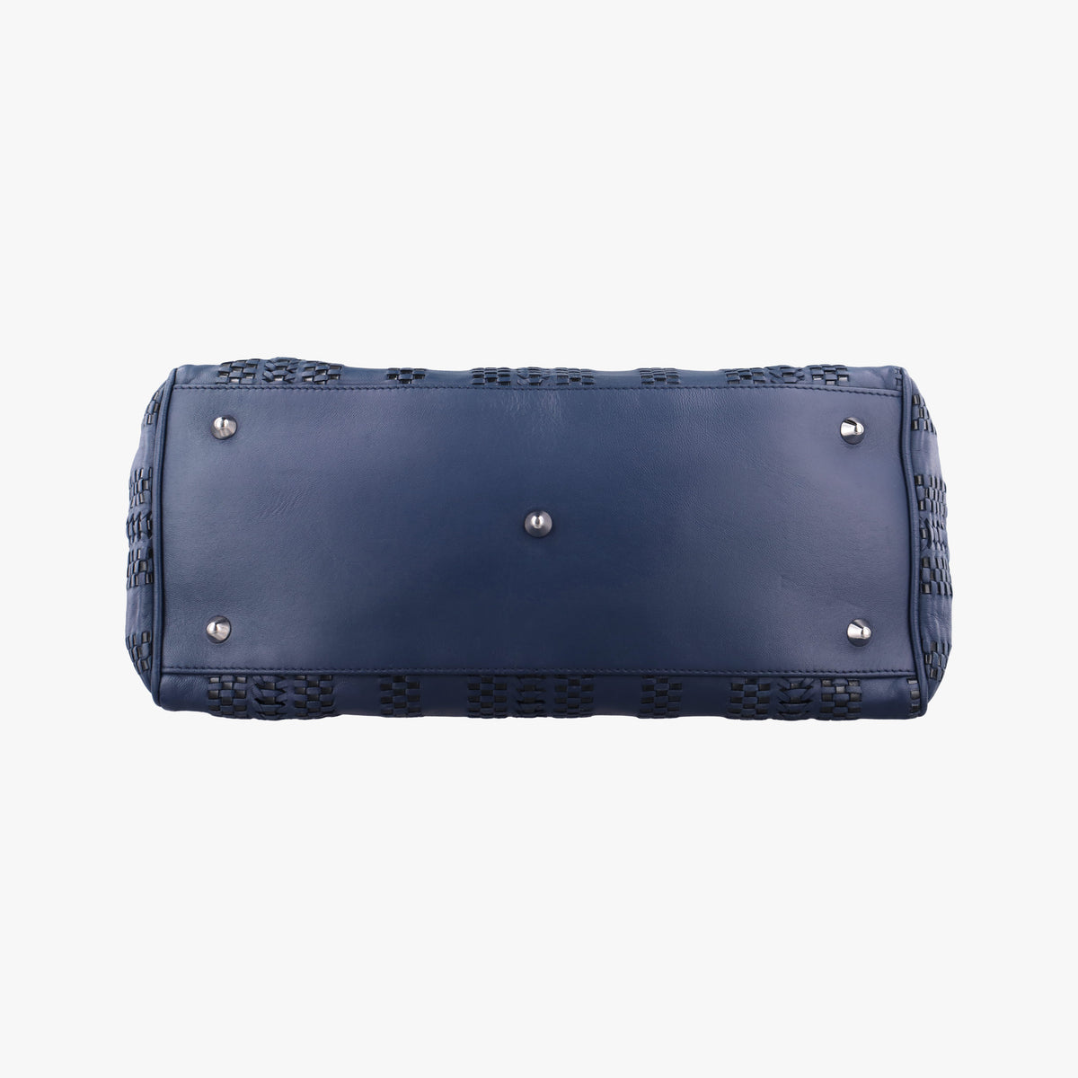 Soft Lady Dior Navy Leather 17-BO-1018レディ ディオール ソフト ブルーブラック レザー 17-BO-1018
