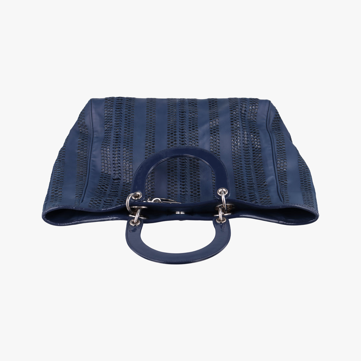 Soft Lady Dior Navy Leather 17-BO-1018レディ ディオール ソフト ブルーブラック レザー 17-BO-1018