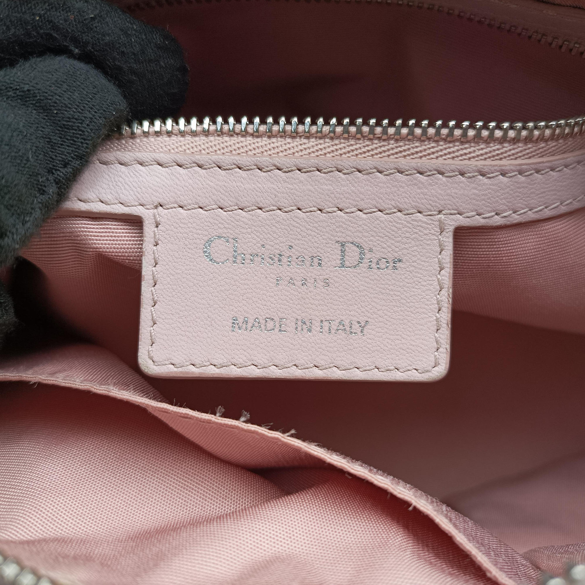 Pre-owned Christian Dior Granville Pink lambskin  handbag | stylenewstar