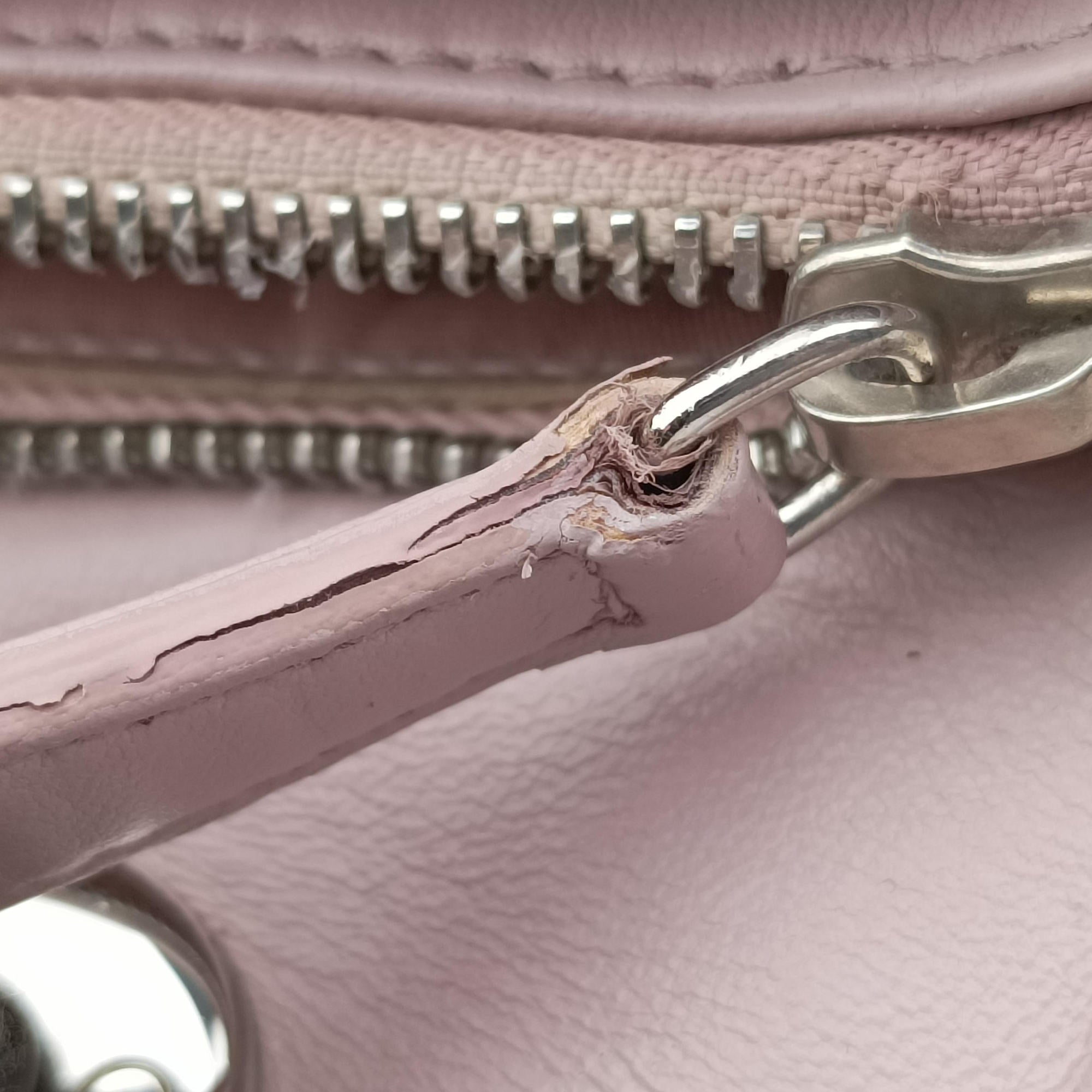 Pre-owned Christian Dior Granville Pink lambskin  handbag | stylenewstar