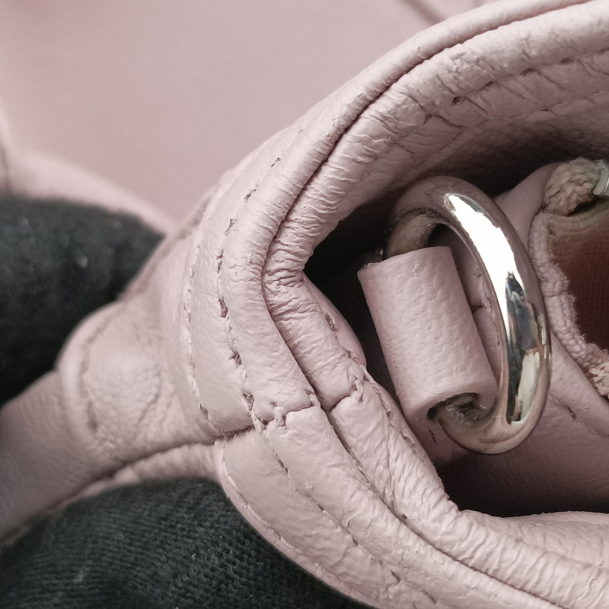 Pre-owned Christian Dior Granville Pink lambskin  handbag | stylenewstar