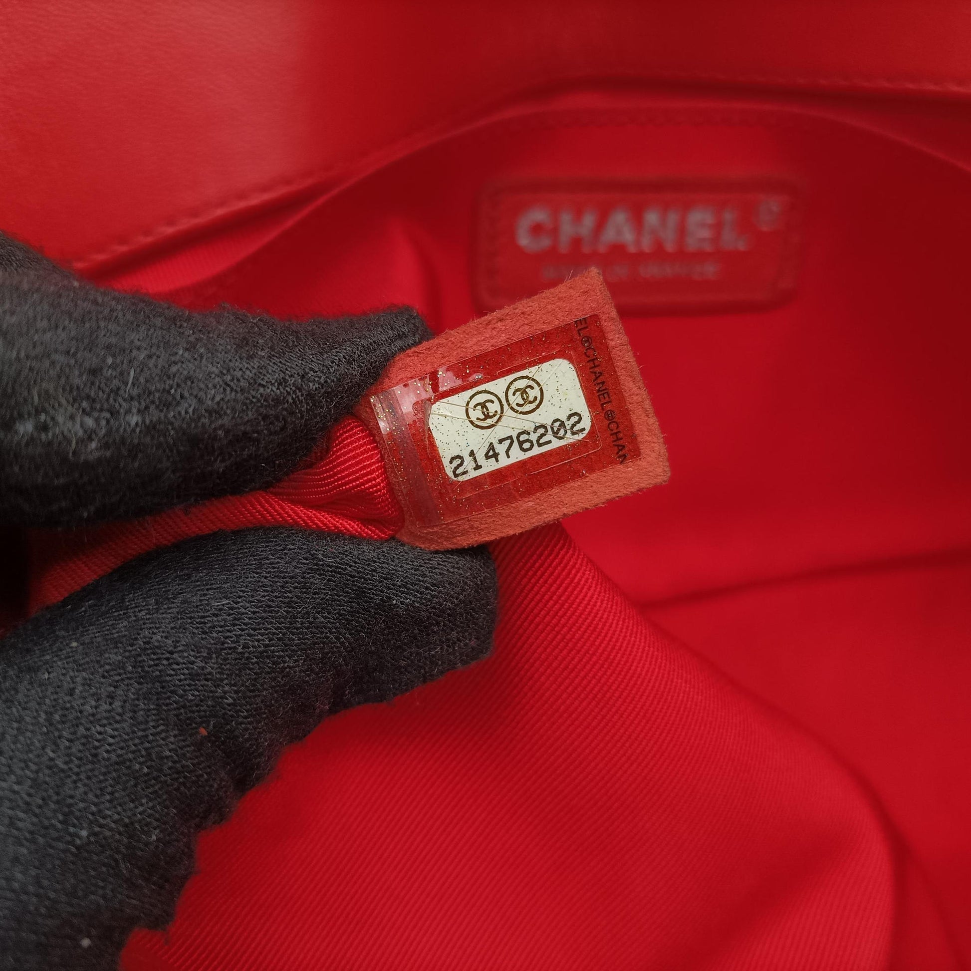 Pre-owned Chanel BOY CHANEL Red Leather A67086 shoulderbag | stylenewstar