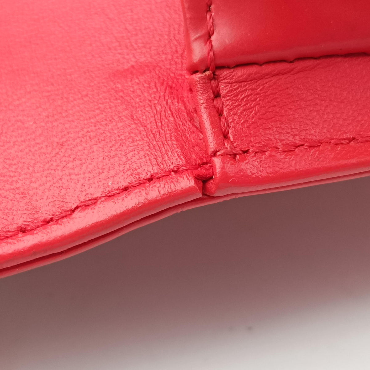 Pre-owned Chanel BOY CHANEL Red Leather A67086 shoulderbag | stylenewstar