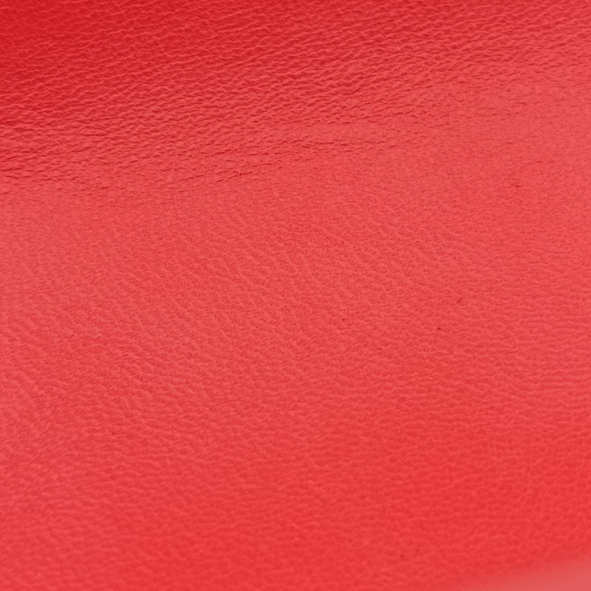 Pre-owned Chanel BOY CHANEL Red Leather A67086 shoulderbag | stylenewstar