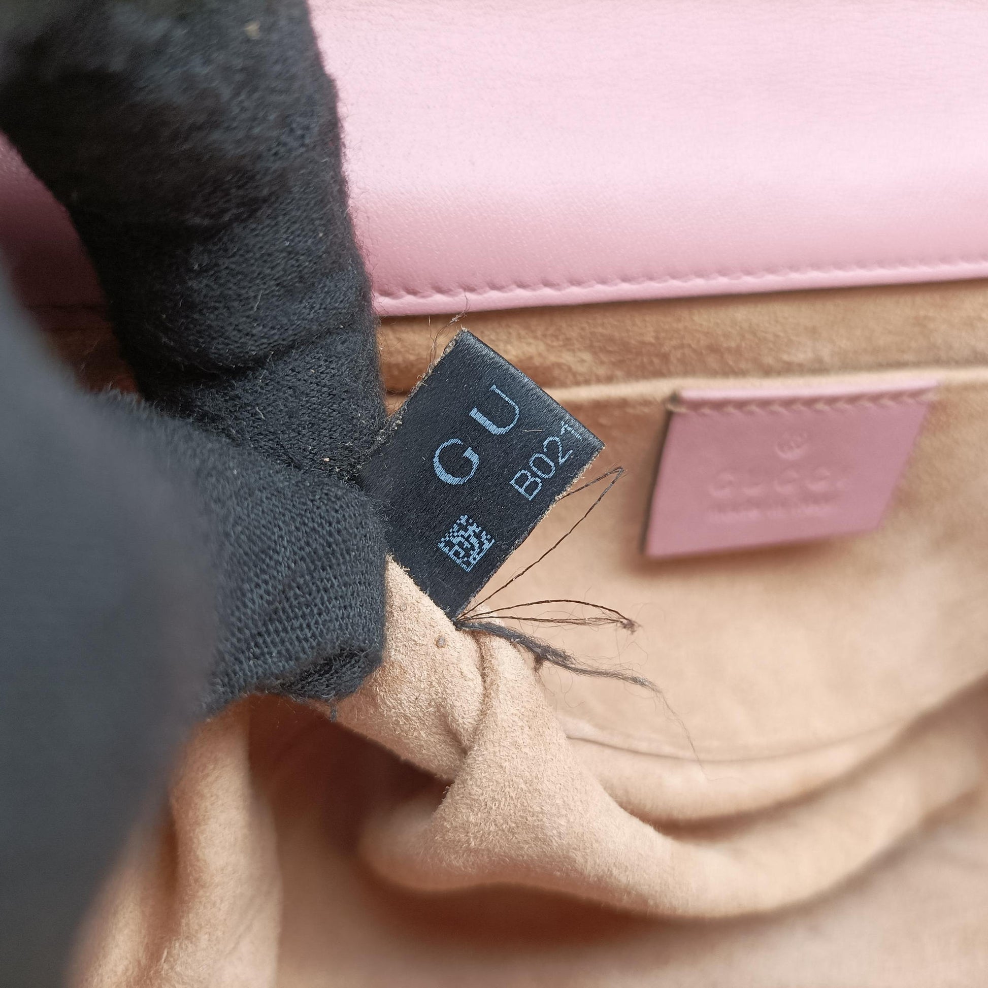 Pre-owned Gucci Padlock Pink Leather 432182 shoulderbag | stylenewstar