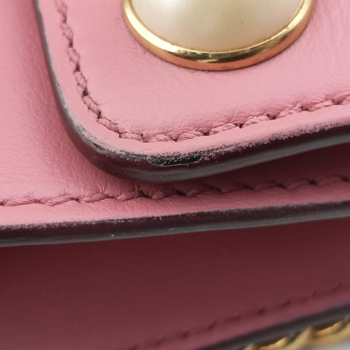 Pre-owned Gucci Padlock Pink Leather 432182 shoulderbag | stylenewstar