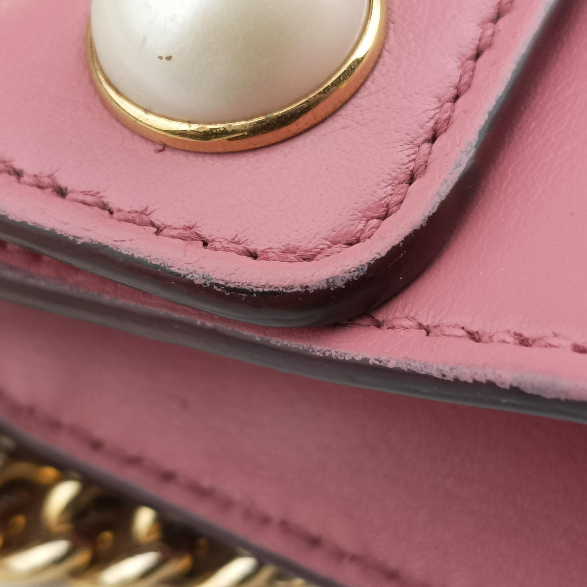 Pre-owned Gucci Padlock Pink Leather 432182 shoulderbag | stylenewstar