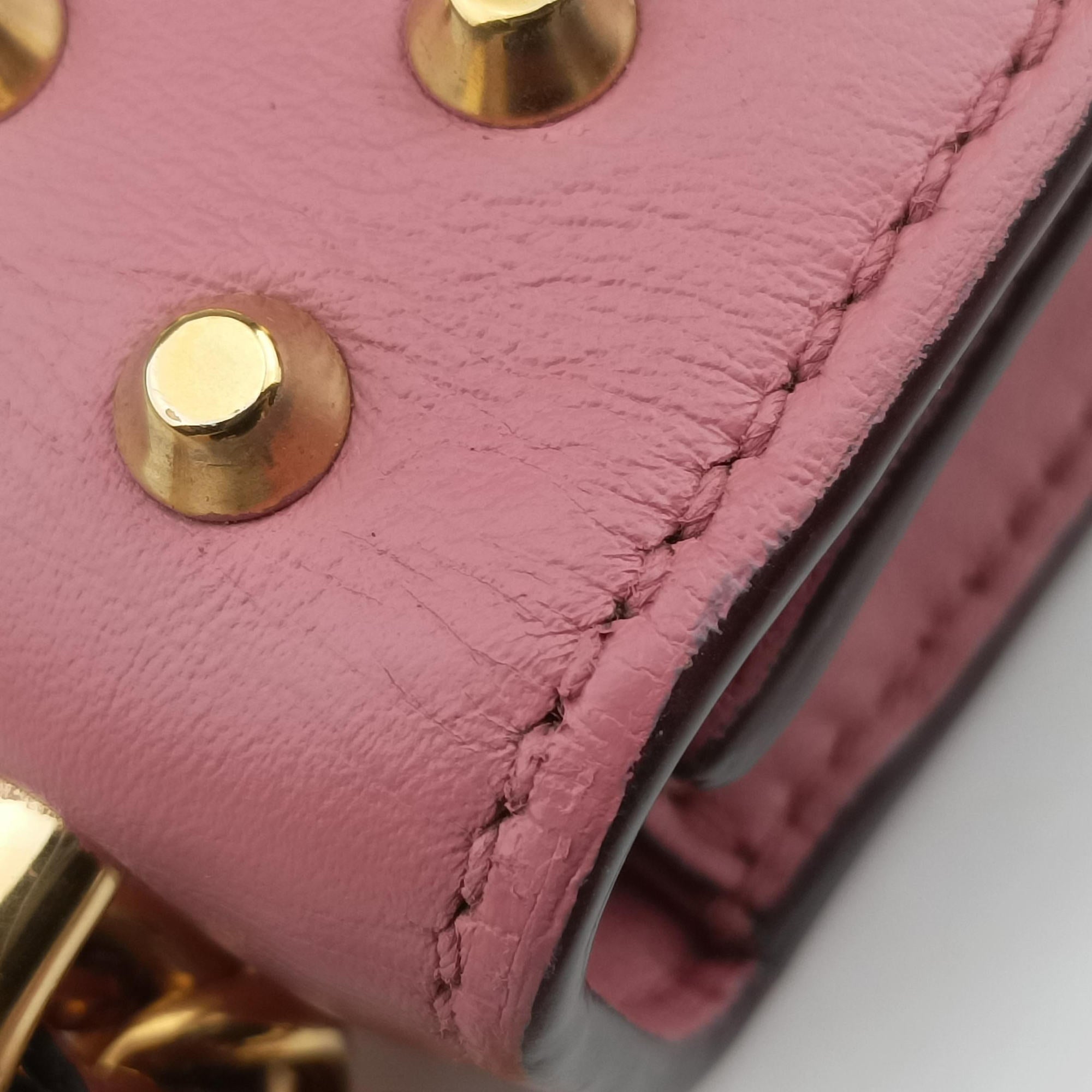 Pre-owned Gucci Padlock Pink Leather 432182 shoulderbag | stylenewstar