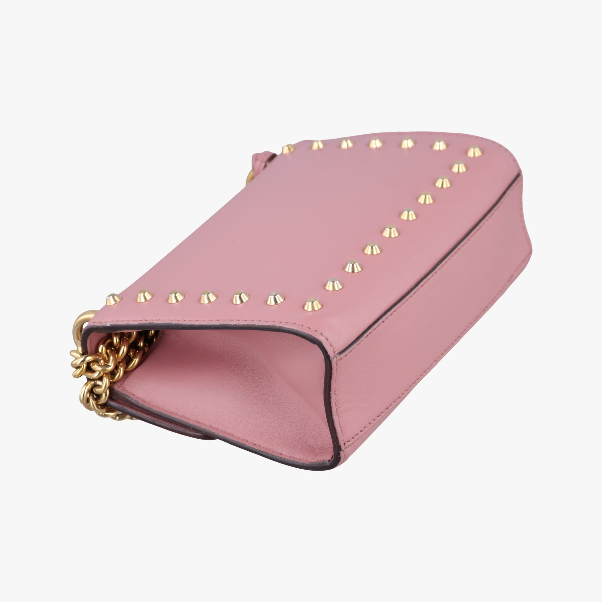 Pre-owned Gucci Padlock Pink Leather 432182 shoulderbag | stylenewstar