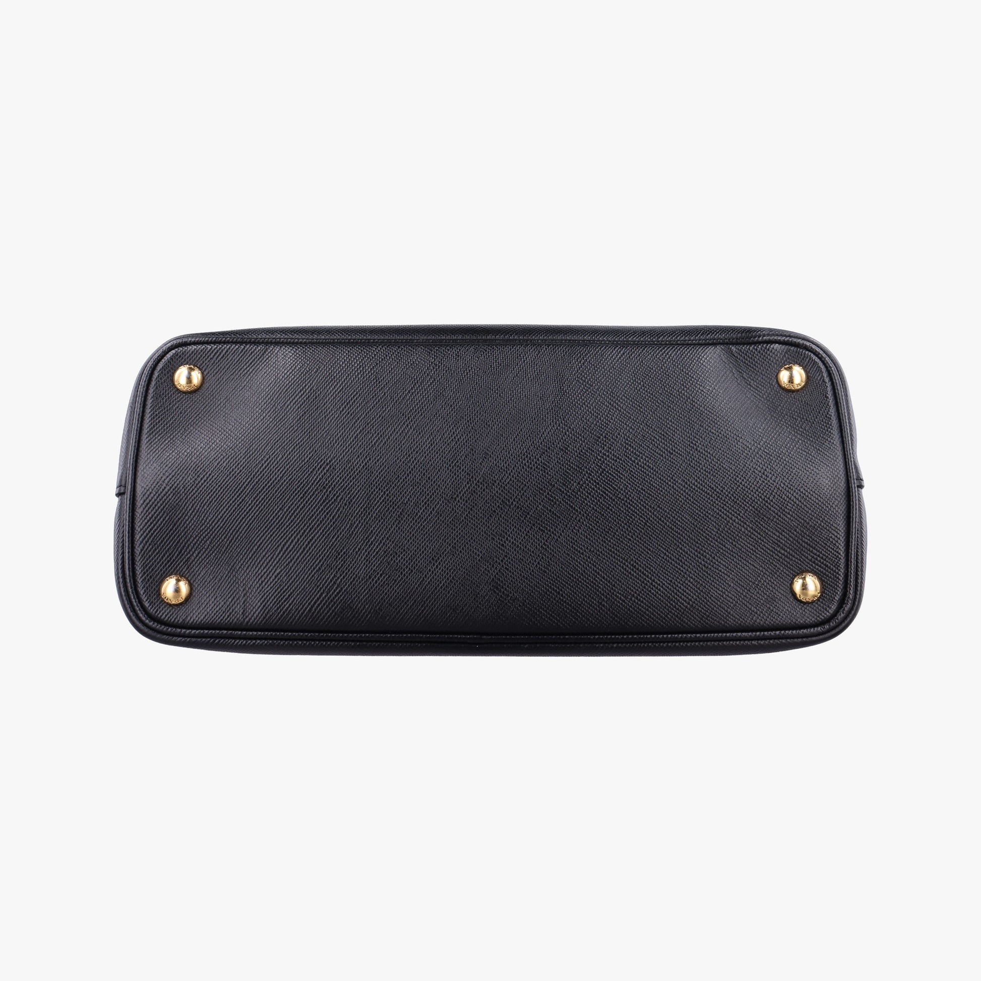 Vintage Prada Double Cuir Black SAFFIANO Leather B2756T handbag | stylenewstar