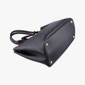 Vintage Prada Double Cuir Black SAFFIANO Leather B2756T handbag | stylenewstar