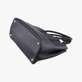 Vintage Prada Double Cuir Black SAFFIANO Leather B2756T handbag | stylenewstar