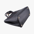 Vintage Prada Double Cuir Black SAFFIANO Leather B2756T handbag | stylenewstar