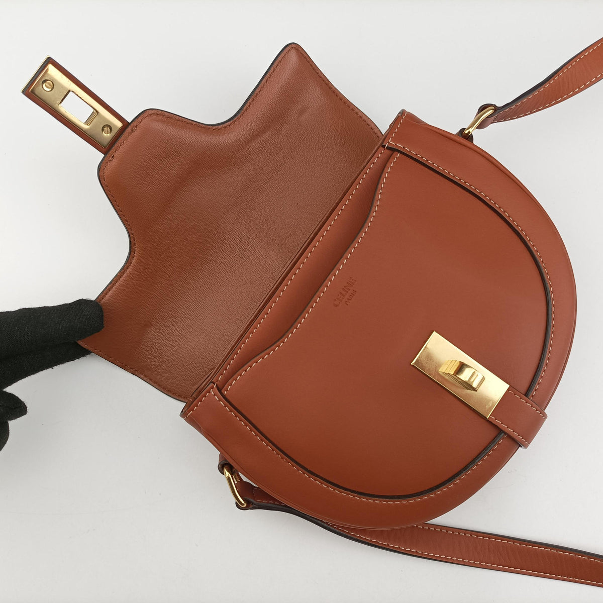 Besace 16 Small Brown Leather W-SL-2 U-GM-1119ベサス16スモール ブラウン レザー W-SL-2 U-GM-1119