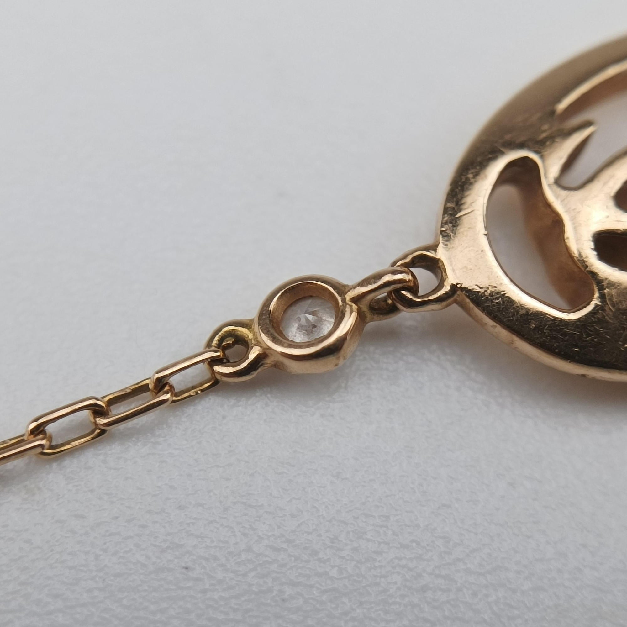 Logo Double C de Cartier Rose golden AU750 B6038000 SZ6005ロゴドゥーブルC ドゥ カルティエ ローズゴールド AU750 B6038000 SZ6005