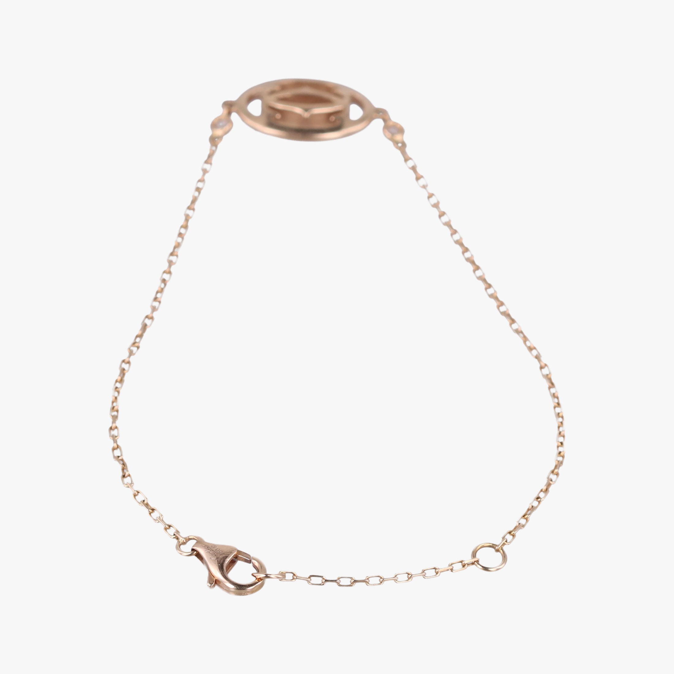 Logo Double C de Cartier Rose golden AU750 B6038000 SZ6005ロゴドゥーブルC ドゥ カルティエ ローズゴールド AU750 B6038000 SZ6005