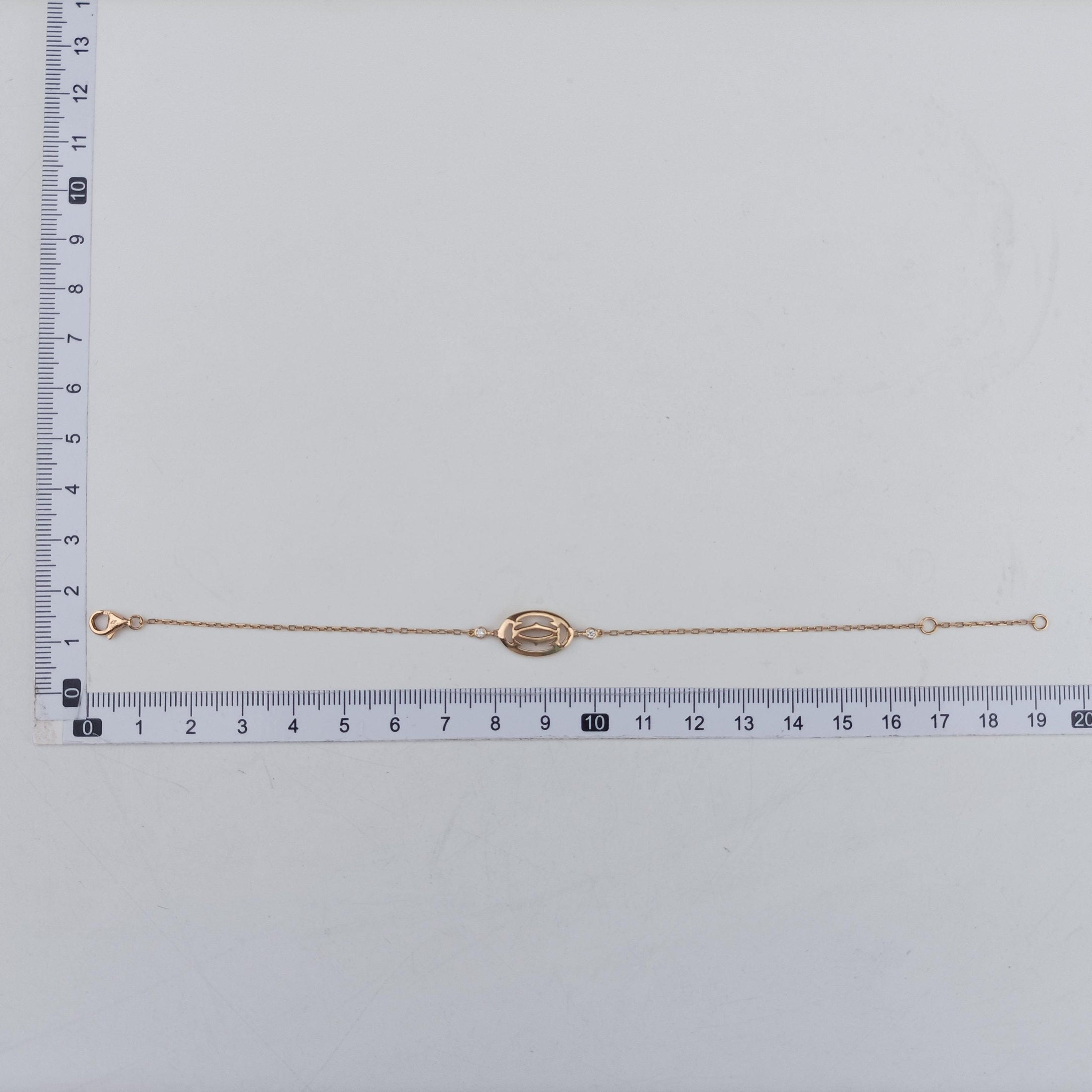 Logo Double C de Cartier Rose golden AU750 B6038000 SZ6005ロゴドゥーブルC ドゥ カルティエ ローズゴールド AU750 B6038000 SZ6005