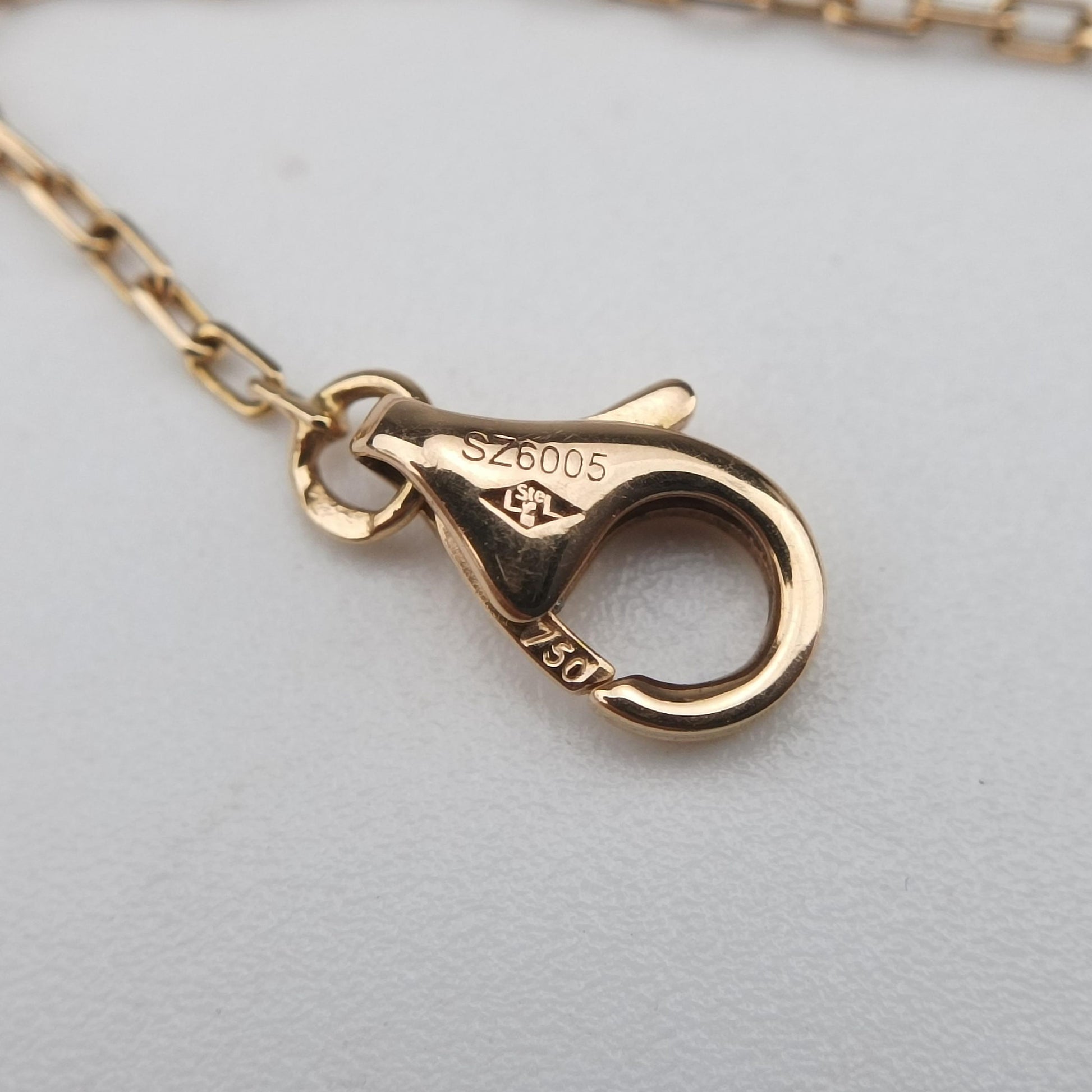 Logo Double C de Cartier Rose golden AU750 B6038000 SZ6005ロゴドゥーブルC ドゥ カルティエ ローズゴールド AU750 B6038000 SZ6005