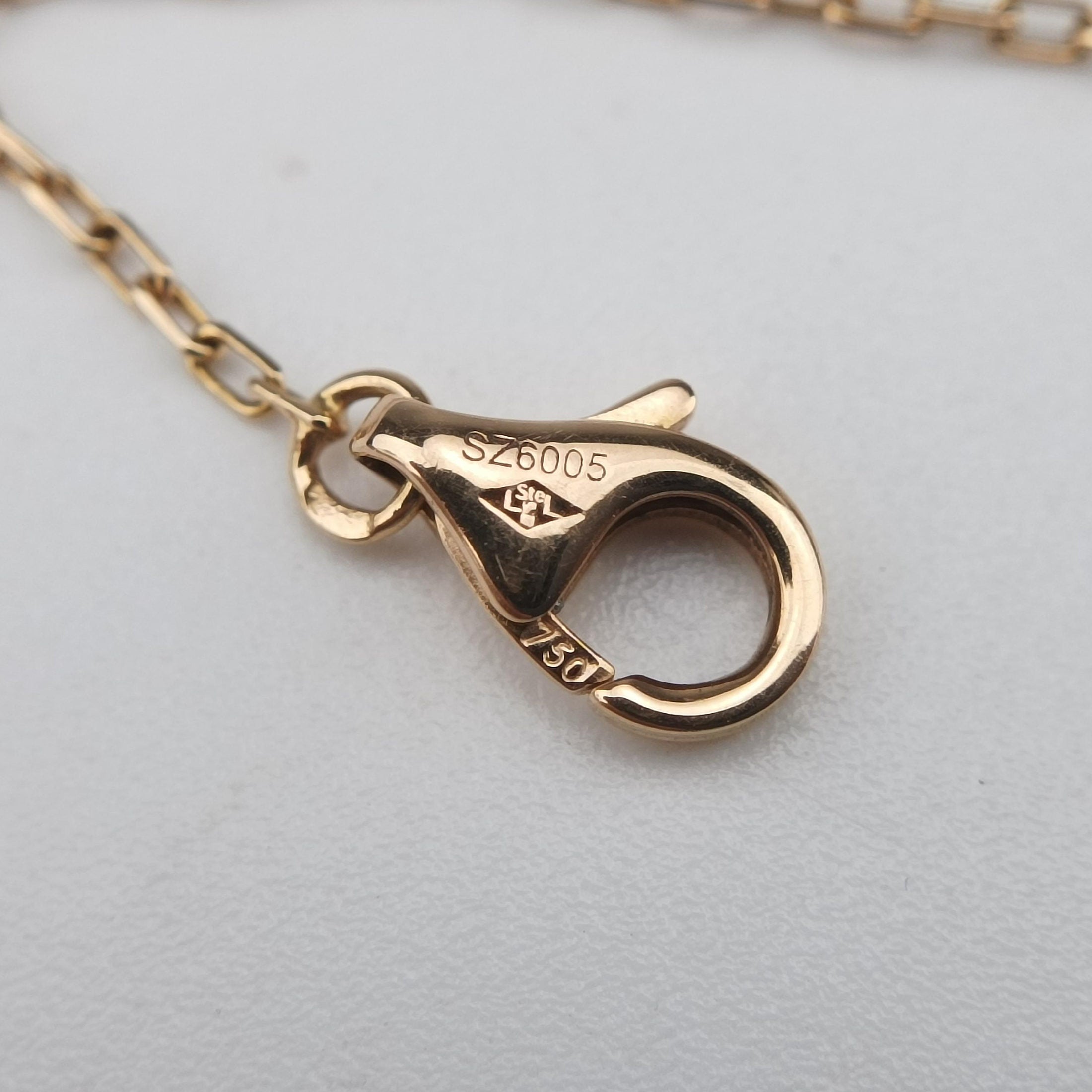 Logo Double C de Cartier Rose golden AU750 B6038000 SZ6005ロゴドゥーブルC ドゥ カルティエ ローズゴールド AU750 B6038000 SZ6005