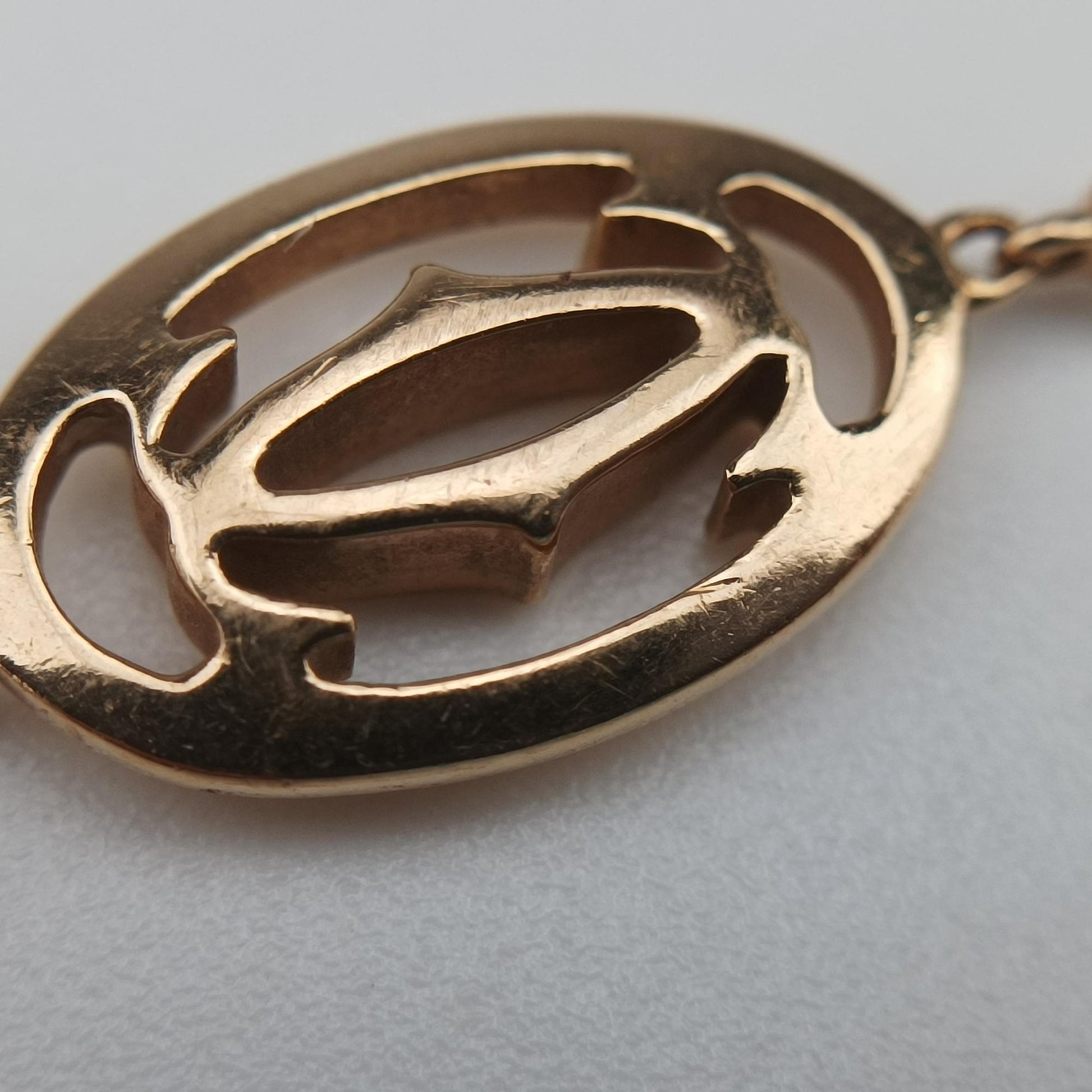Logo Double C de Cartier Rose golden AU750 B6038000 SZ6005ロゴドゥーブルC ドゥ カルティエ ローズゴールド AU750 B6038000 SZ6005