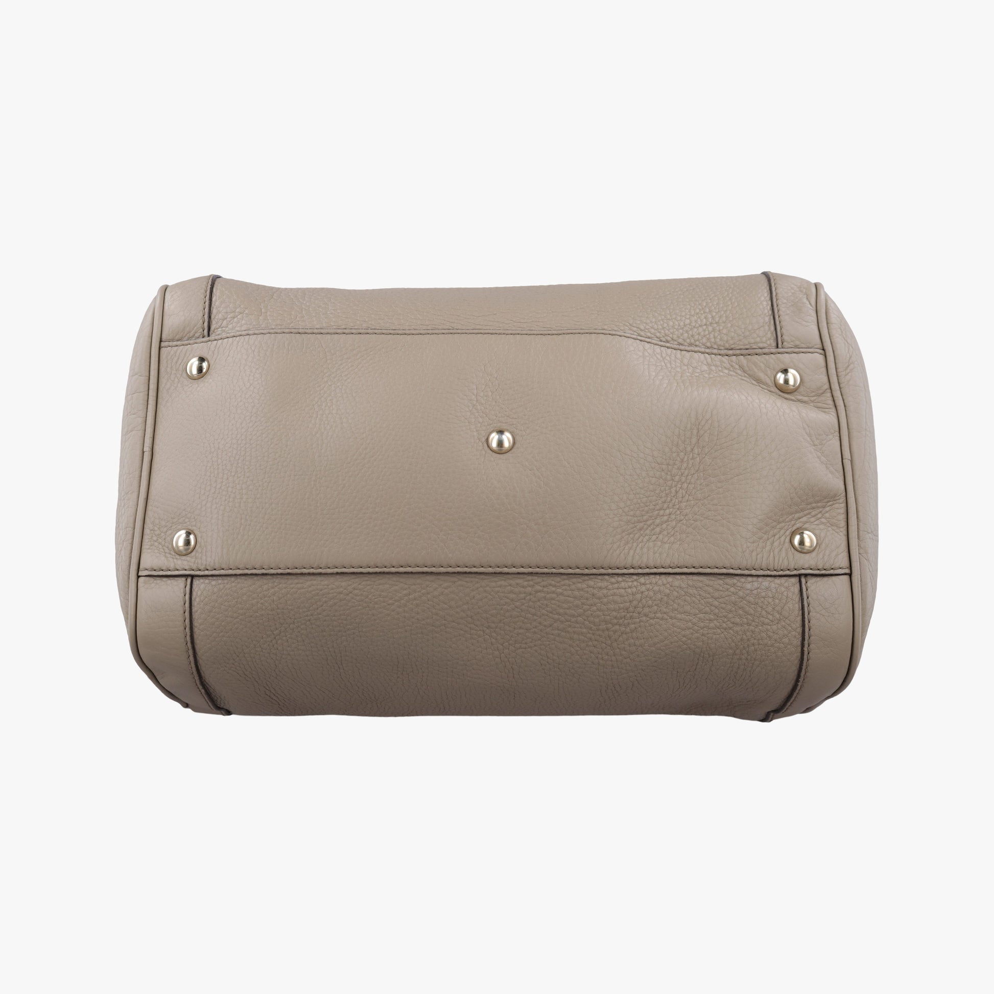 Pre-owned Gucci Soho Cerarus Grey Leather 282302 handbag | stylenewstar