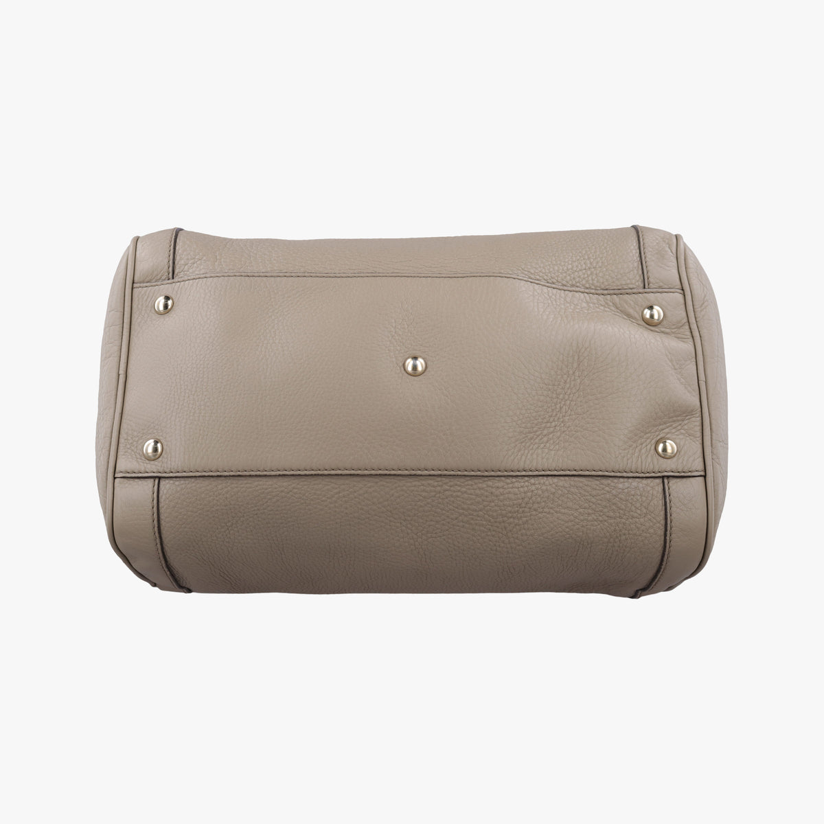 Pre-owned Gucci Soho Cerarus Grey Leather 282302 handbag | stylenewstar