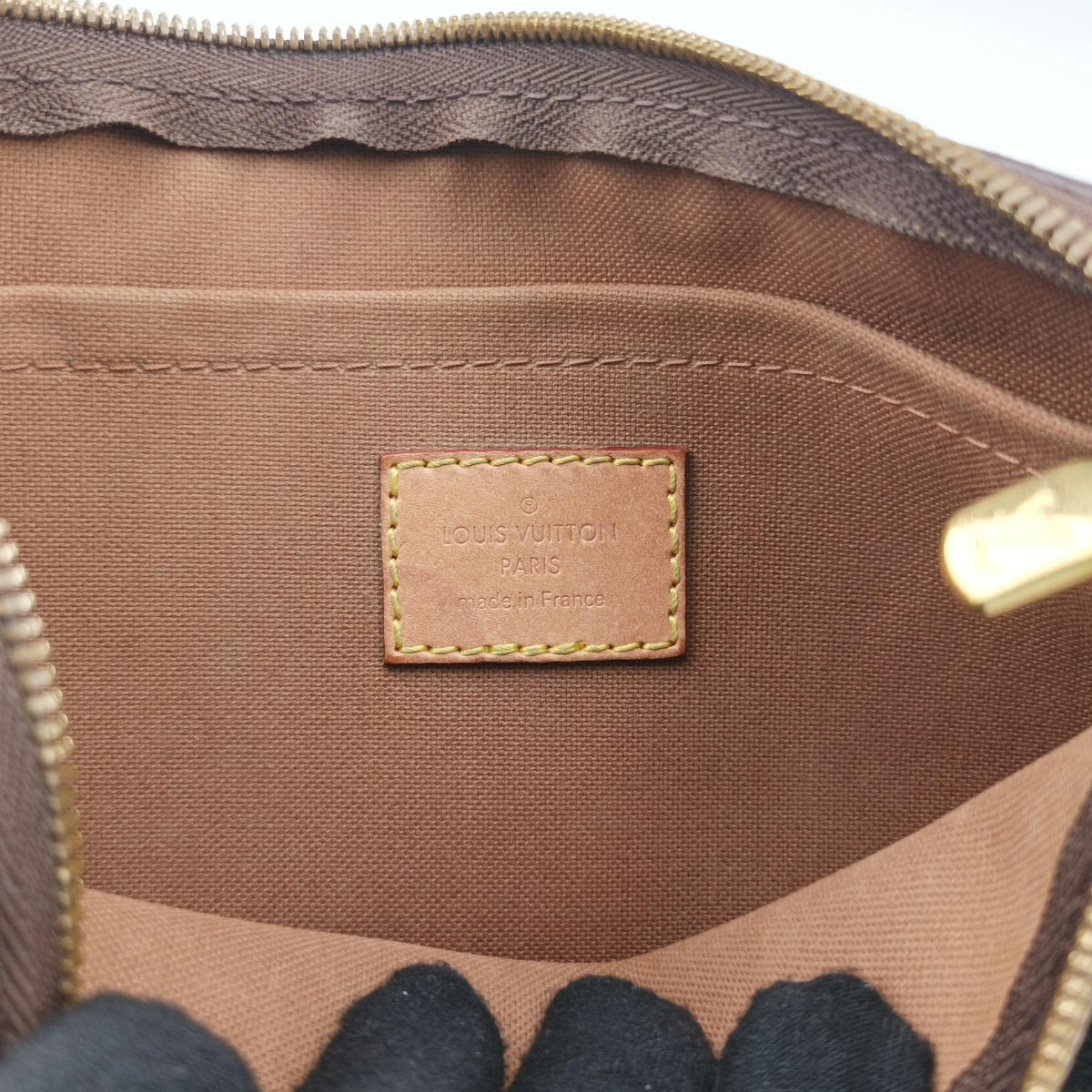 Pre-owned Louis Vuitton Multi Pochette Accessoir brown×khaki Monogram Canvas M44813 shoulderbag | stylenewstar