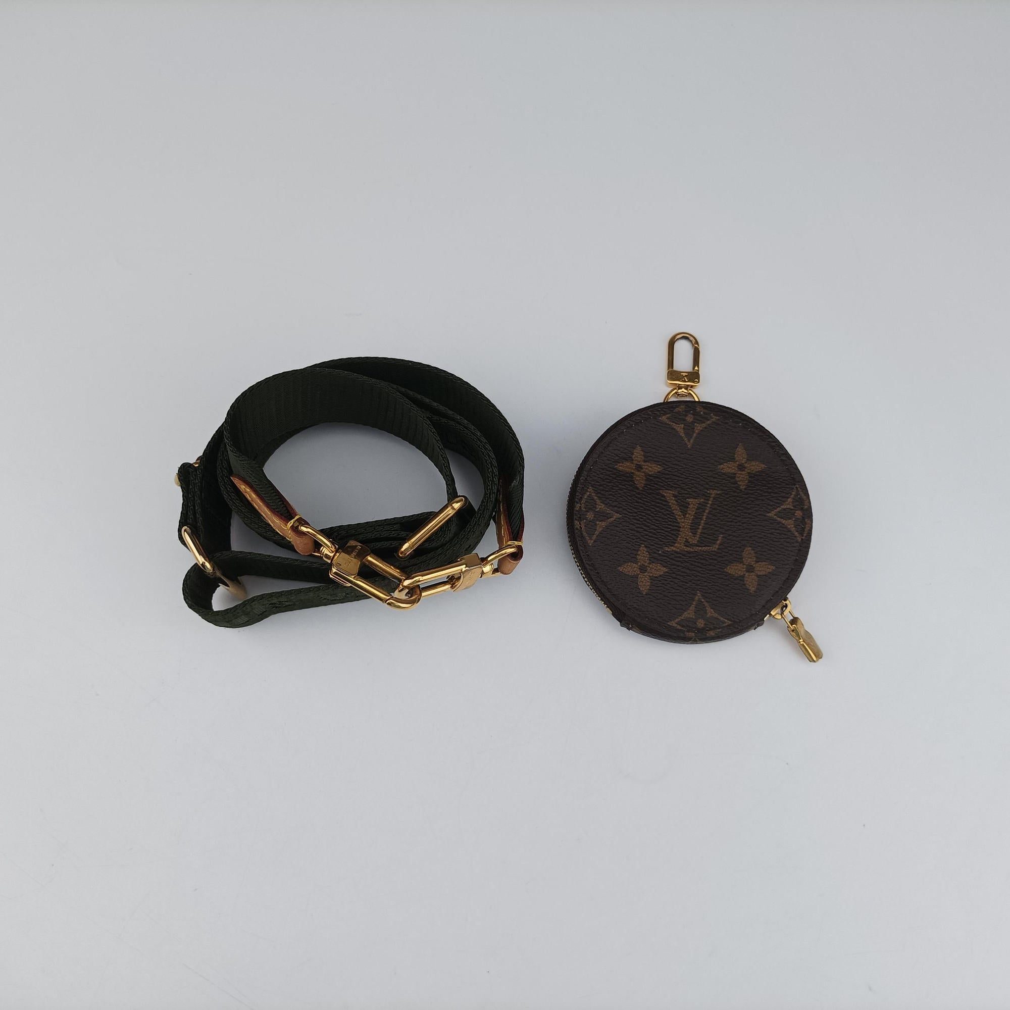 Pre-owned Louis Vuitton Multi Pochette Accessoir brown×khaki Monogram Canvas M44813 shoulderbag | stylenewstar