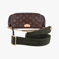 Pre-owned Louis Vuitton Multi Pochette Accessoir brown×khaki Monogram Canvas M44813 shoulderbag | stylenewstar