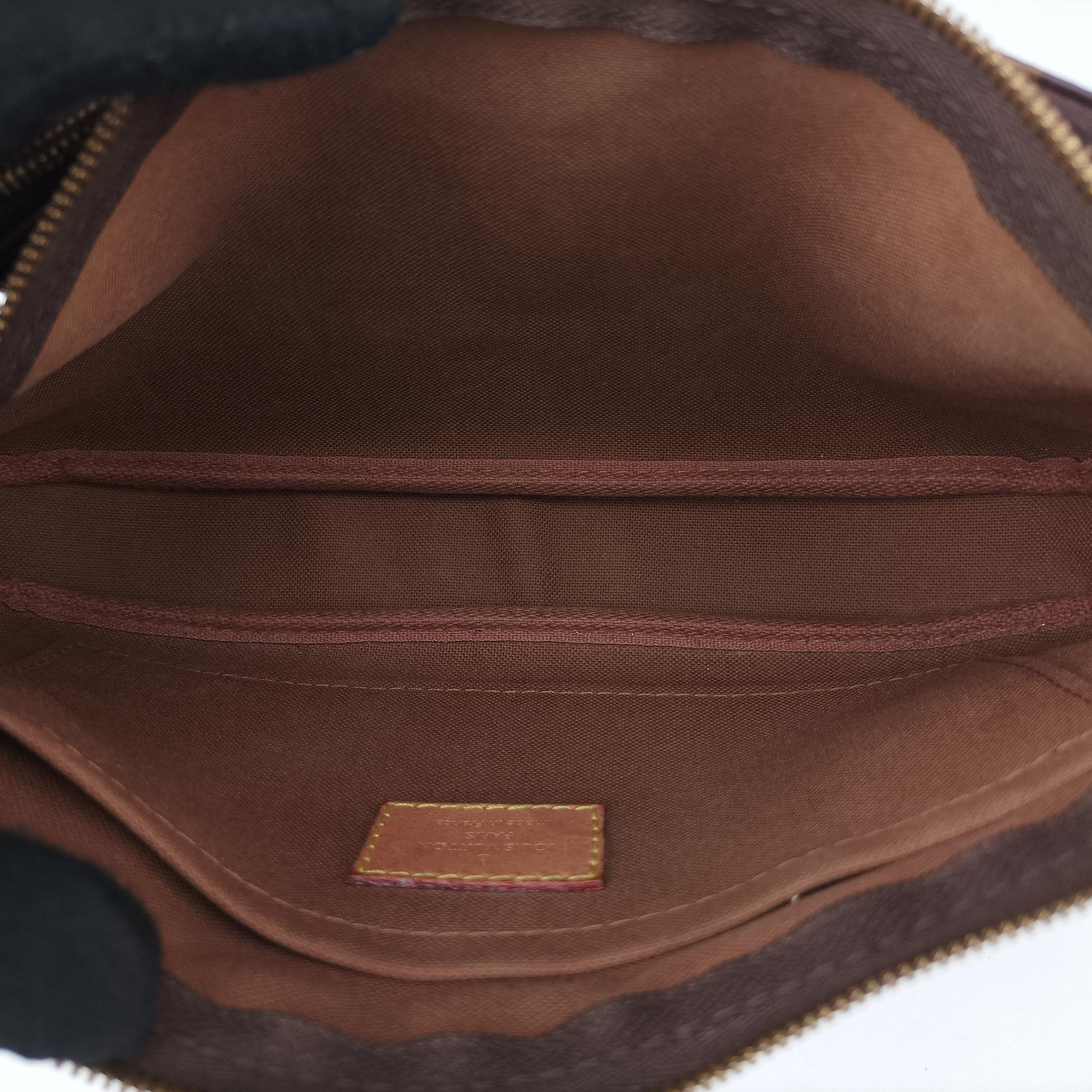 Pre-owned Louis Vuitton Multi Pochette Accessoir brown×khaki Monogram Canvas M44813 shoulderbag | stylenewstar